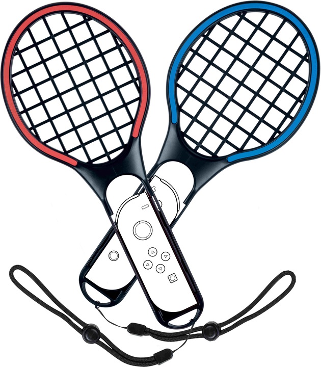 Actual product image Bigben Tennis Rackets Duo Pack (Switch OLED, Switch)