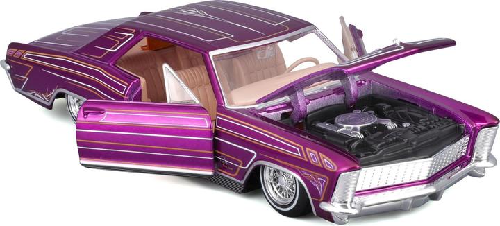 Produktbild Maisto Buick Riviera 1965 Lowrider 1/24 violett