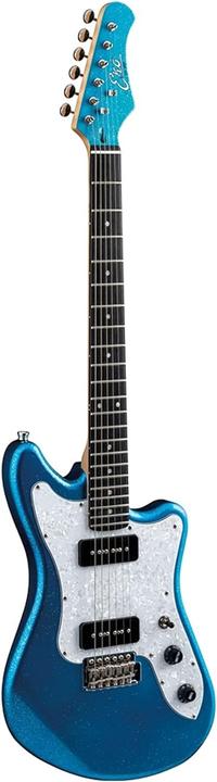 Immagine prodotto EKO Camaro VR 2 90, elettrica, due pickup P-90, tremolo, stile vintage anni '70 (Chitarra elettrica, Collo: Acero, Tastiera: WPC)