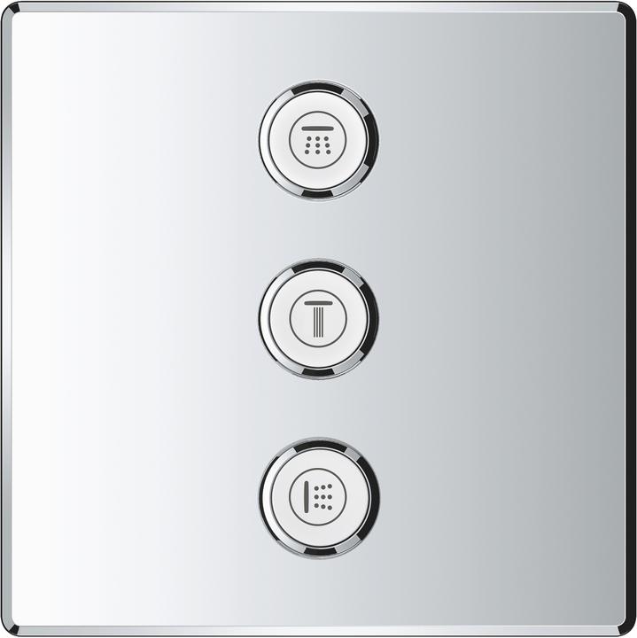 Actual product image Grohe Grohtherm SmartControl 3-fold concealed valve