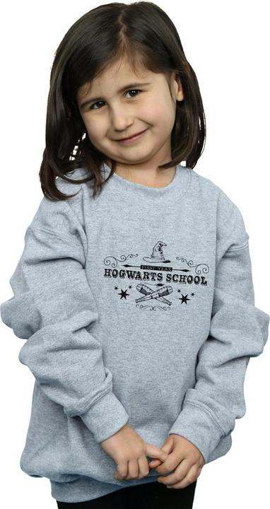 Actual product image Girls Hogwarts First Year Sweatshirt (140, 146)