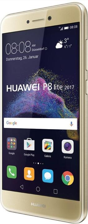 Produktbild Huawei P8 Lite 2017 (16 GB, Gold, 5.20", Hybrid Dual SIM, 4G)