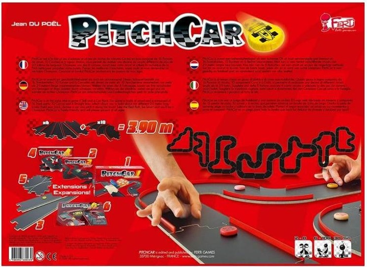 Productafbeelding FG001 - PitchCar, bordspel, voor 2-8 spelers, vanaf 6 jaar (Duits)