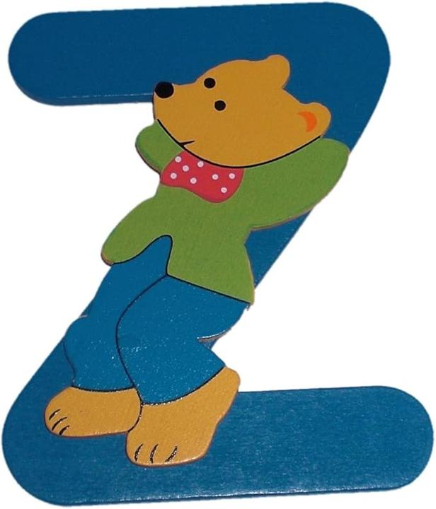 Bieco Letter bear Z 8cm wood