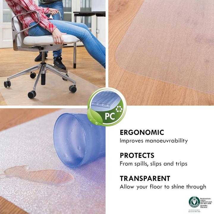 Produktbild Floordirekt Bodenschutzmatte für Hartböden (190 x 200 cm)