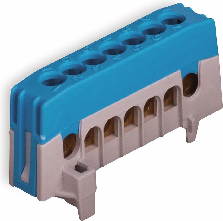 Pollmann Sammelklemme N7F2 blaugrau