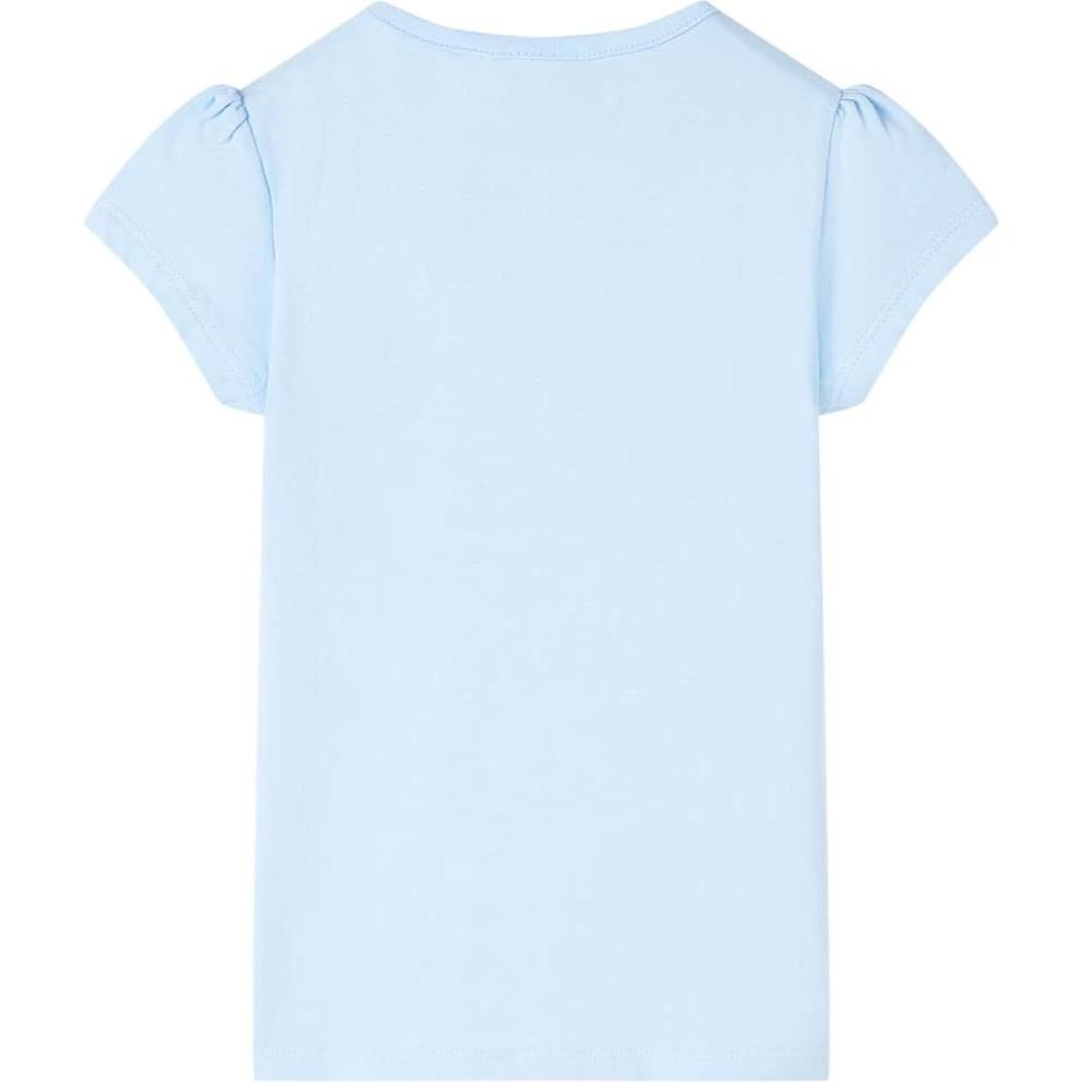 Thumbnail - VidaXL, Jungen, Shirt, Kinder-T-Shirt Hellblau 92,Material: 95 % Baumwolle. 5, Blau, (92)
