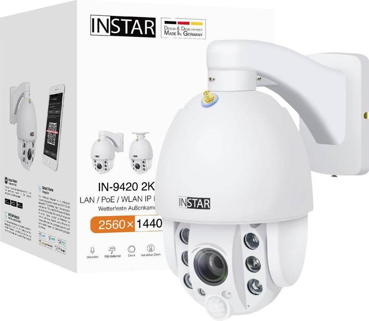 Actual product image Instar IN-9420 14092 LAN, WLAN IP surveillance camera 2560 x 1440 pixels (2560 x 1440 Pixels)