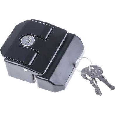 Rs Pro, Türbeschlag + Scharnier, Slam Latch, Black, Key alike