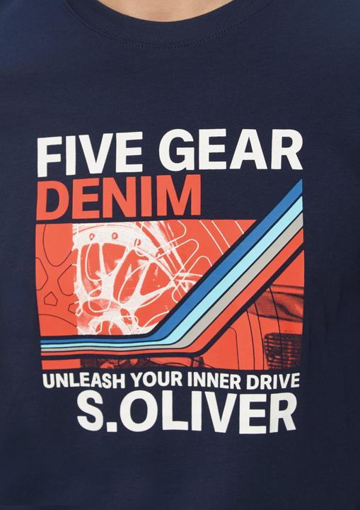 Immagine prodotto S.Oliver T-Shirt Baumwoll-T-Shirt mit Frontprint (XXL)