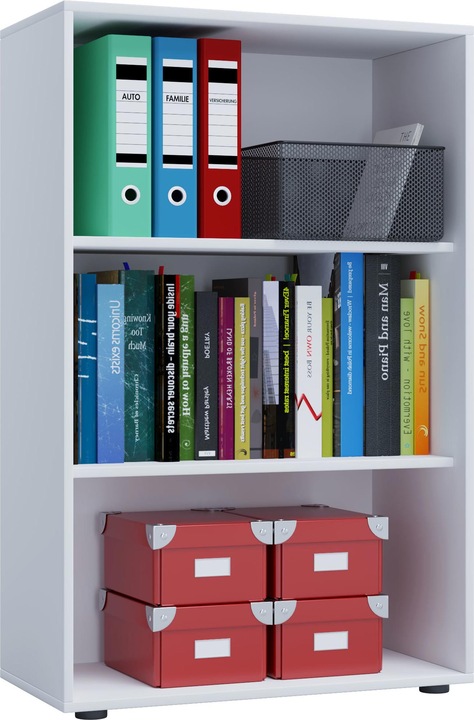Produktbild VCM Holz Büroschrank Aktenregal Lona 3 Fächer (70 x 40 x 111 cm)
