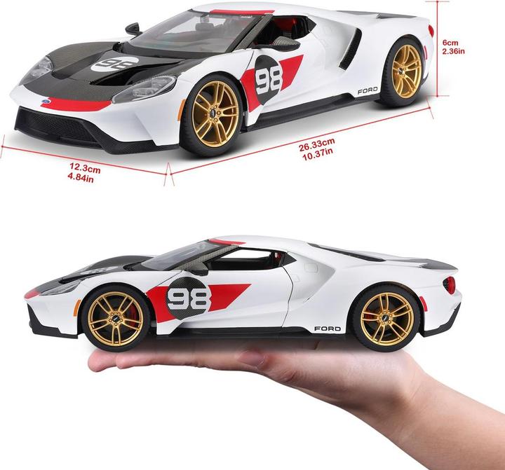 Produktbild Maisto Ford GT 2021 Heritage 1/18