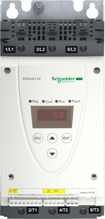Image du produit Schneider Electric Démarreur progressif AT22 17A 400V triphasé IP20