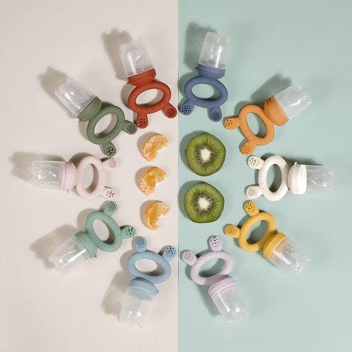 Actual product image Haakaa Fruit teat and freezer sleeve set - lavender