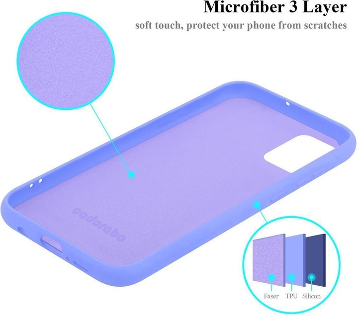 Produktbild Cadorabo TPU Liquid Silicone Case Cover (Samsung Galaxy A51 5G)
