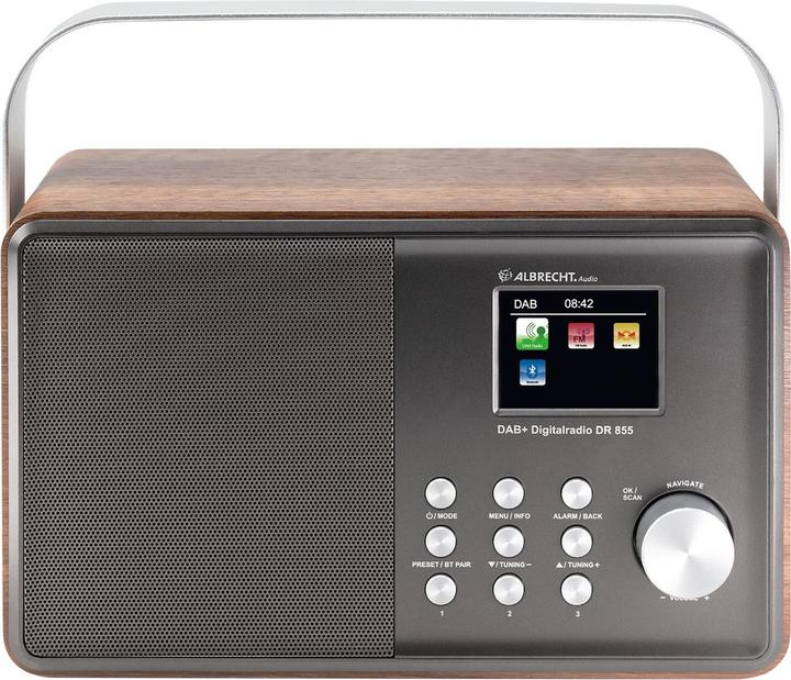 Actual product image Albrecht DR 855 (DAB+, FM, Bluetooth)