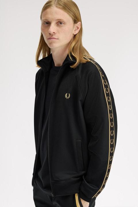 Actual product image Fred Perry training jacket with contrasting stripes (L)