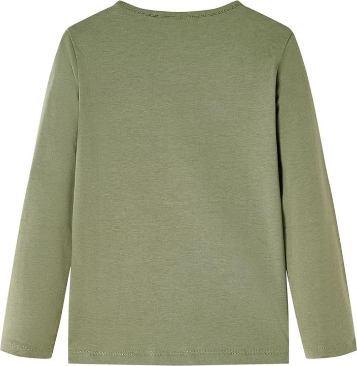 Produktbild vidaXL Kinder-Langarmshirt Khaki 116,Material: 95 % Baumwolle. 5