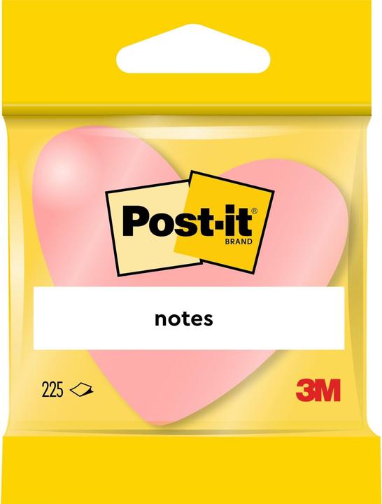 Image du produit Post-it Coeur (70 x 70 mm)