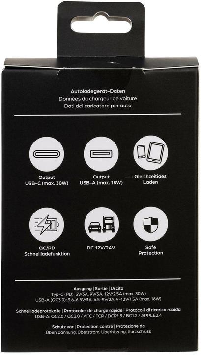 Produktbild Onit Autoladegerät Dual 48 W PD, Stromanschluss Seite A