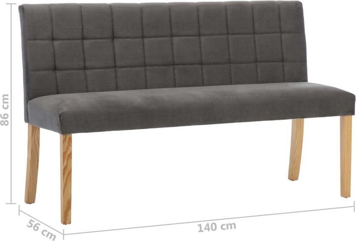 Image du produit vidaXL Bank (140 cm)