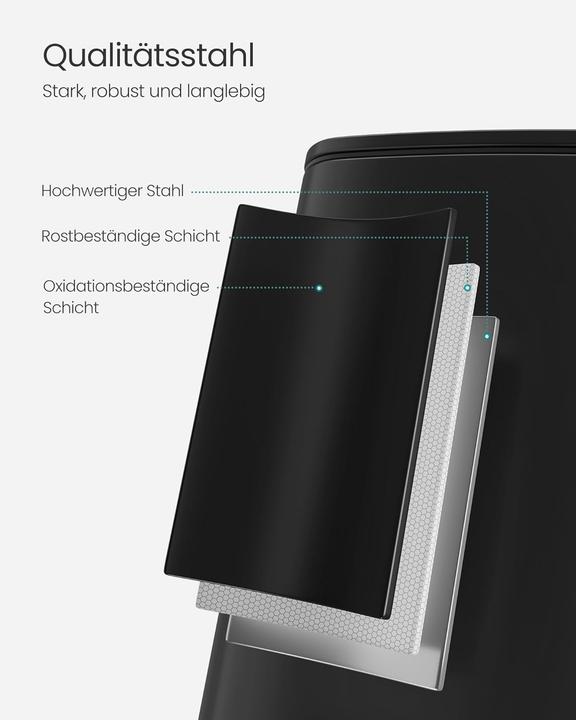 Produktbild Songmics Tretmülleimer mit Inneneimer und Softclose (20 l)