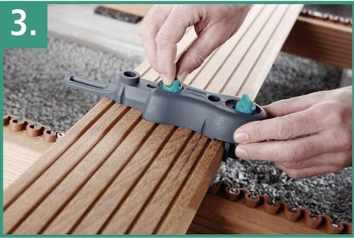 Actual product image wolfcraft 1 3-piece terrace drilling set (4 mm)