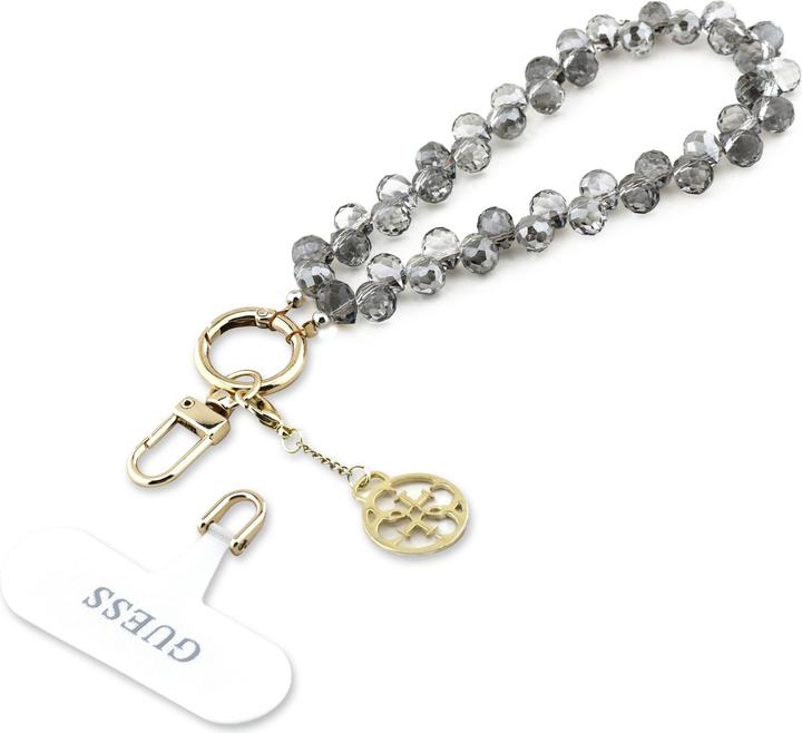 Actual product image Guess Crystals with Charm Universal Hand Strap - black