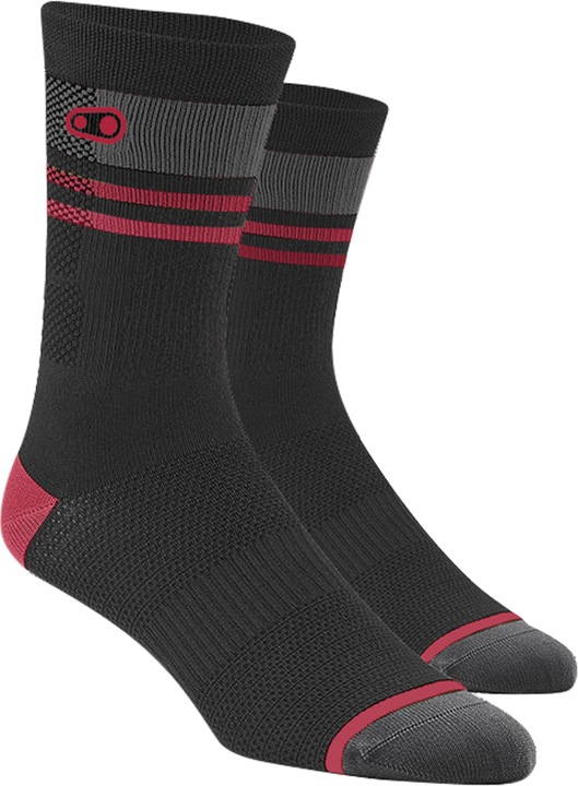 Black, Red, Grey