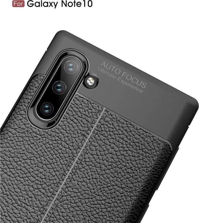 Produktbild Screenguard Samsung Galaxy Note10 Hülle Leather Design TPU Cover (Samsung Galaxy Note 10)