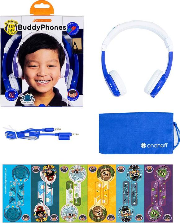 Produktbild Buddyphones Kopfhörer Explore Blau