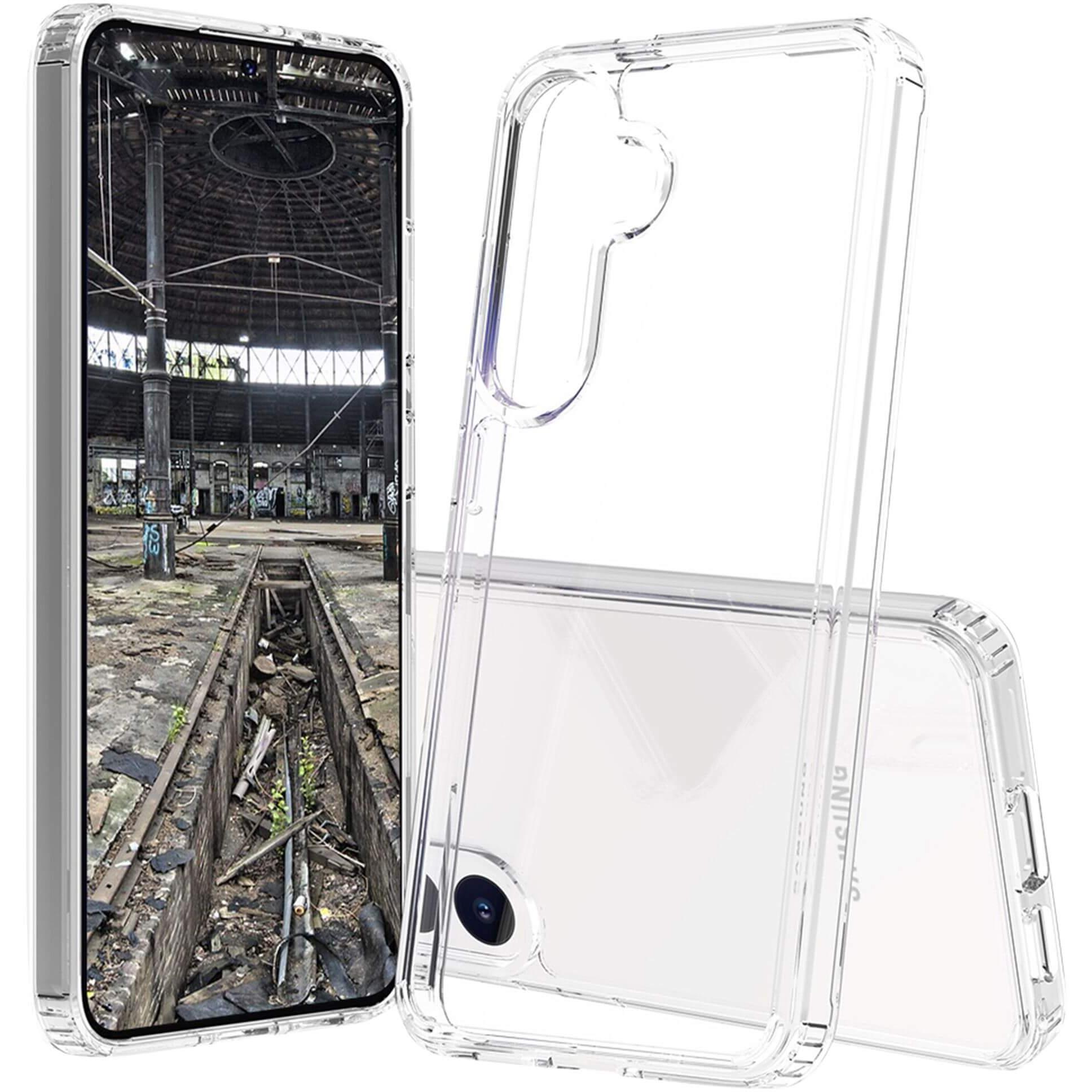 JT Berlin BackCase Pankow Clear transparent (Samsung Galaxy S24+), Smartphone Hülle, Transparent