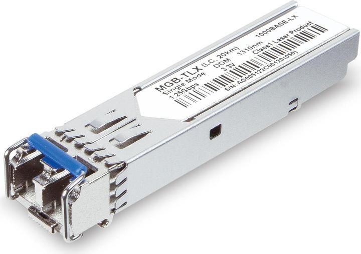 Produktbild Planet 1.25 Gbps SFP Module Up to 10km Singlemode LC Duplex Connector Industrial 1000Base-LX