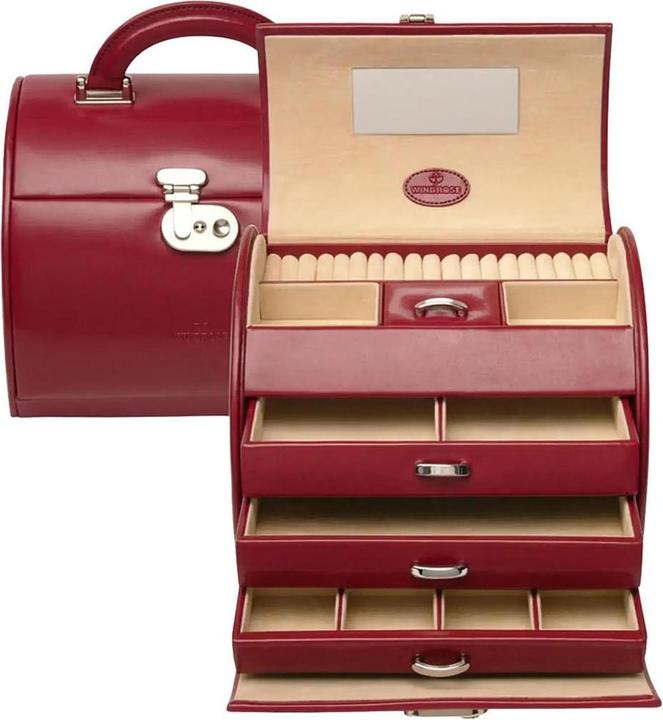 Produktbild Windrose Merino Schmuckkoffer 22,5 cm