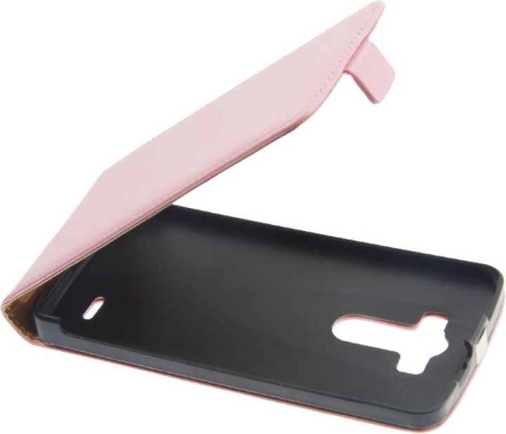 Actual product image OEM Slim Leather Flip Case LG G3 D855 - Pink (G3)