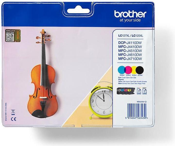 Produktbild Brother LC-127XLVALBP Value Pack (M, C, Y, BK)
