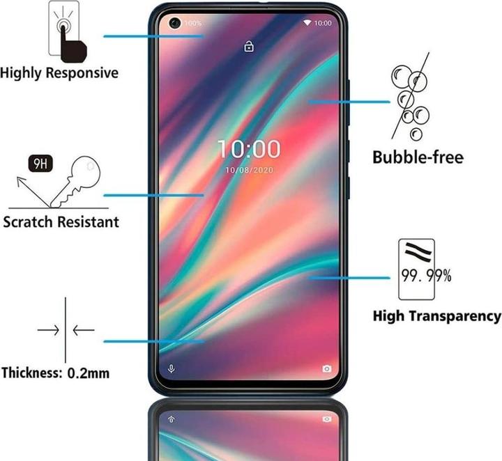 Brotect Pellicola Protettiva Per Wiko View 5 [2 Pezzi] - Trasparente HD, Anti-impronta, Made In Germany - 3