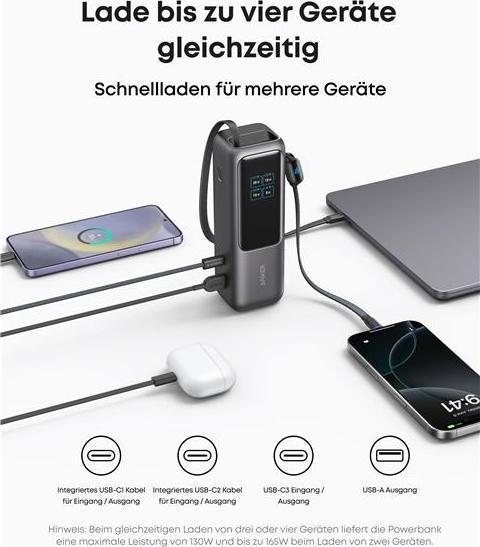 Image du produit Anker Laptop Power Bank (25000 mAh, 165 W, 90 Wh)