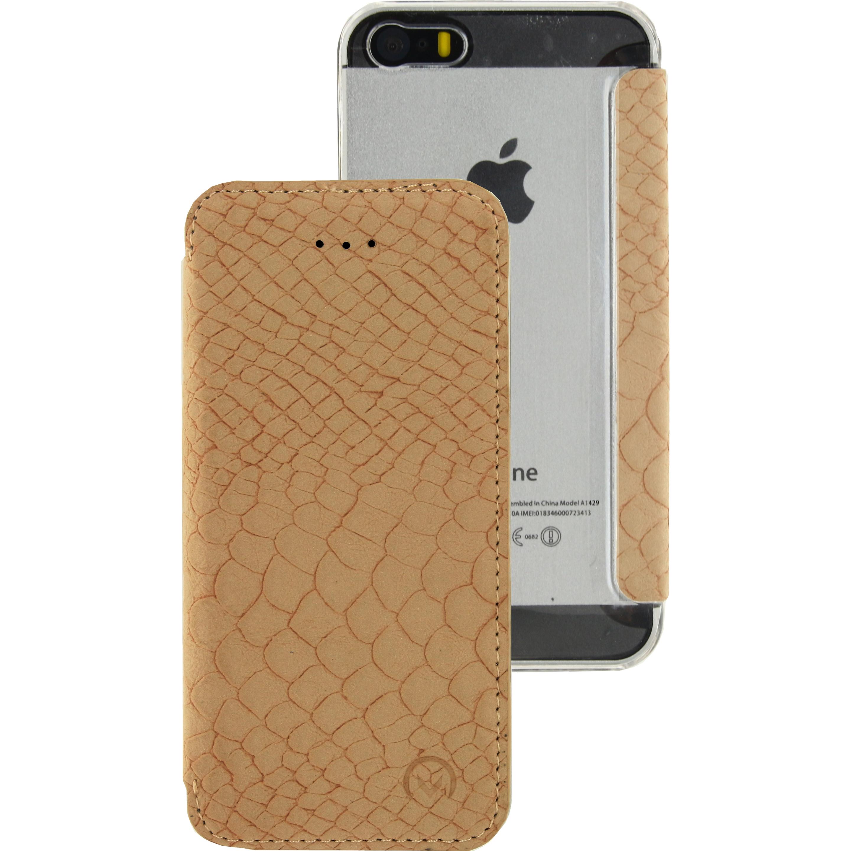 Mobilize Slim Gelly-Büchlein (Apple iPhone 5s, Apple iPhone 5, Apple iPhone SE), Smartphone Hülle, Pink