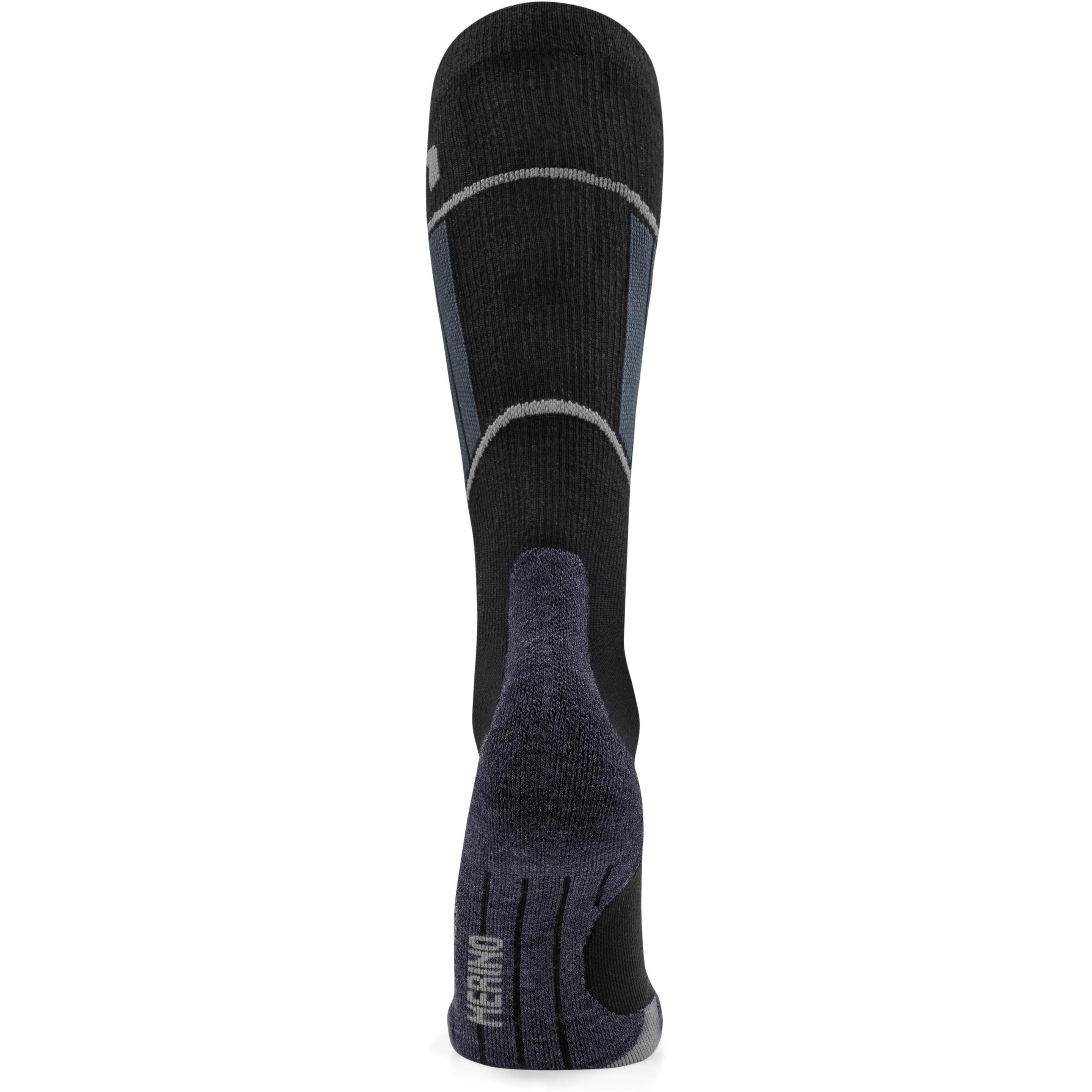 Thumbnail - Normani, Herren, Socken, 2 Paar Merino Kompressionskniestrümpfe Darwin, Grau, (2er Pack, 43 - 46)