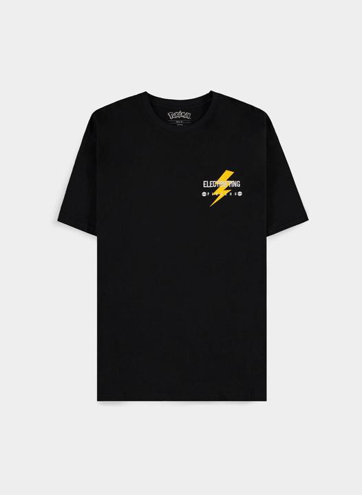 Produktbild Difuzed Pokemon T-Shirt Black Pikachu Electrifying Line-art Grösse L (L)