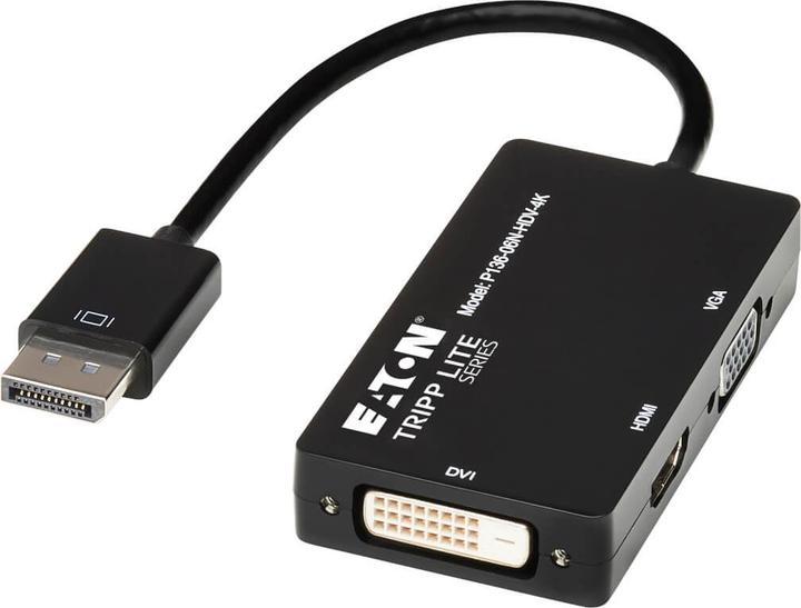 Image du produit Eaton DisplayPort to VGA/DVI/HDMI All-in-One Converter Adaptateur DP ver 1.2 4K 30 HDMI (VGA, HDMI, 8.64 cm)