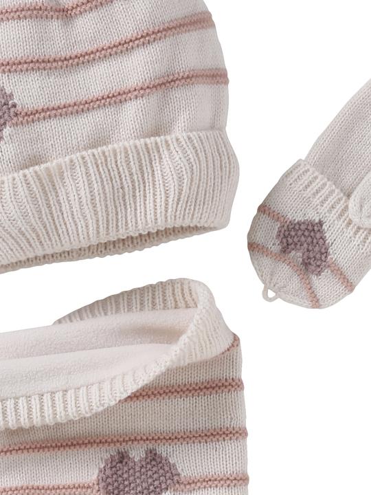 Actual product image Vertbaudet Mädchen-Set: Mütze, Rundschal & Handschuhe
