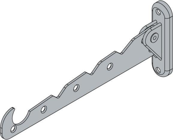 Produktbild Hettich Kleiderlfter, silber