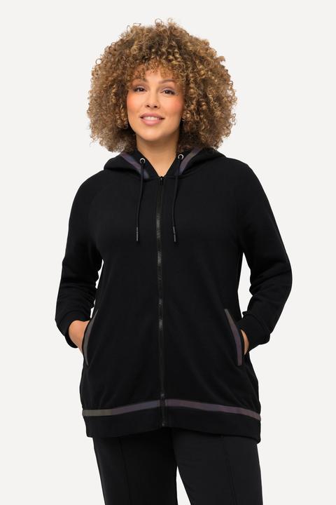 Produktbild Ulla Popken Hoodie, Kapuze, Regenbogen-Reflektorstreifen, Langarm (42, 44)
