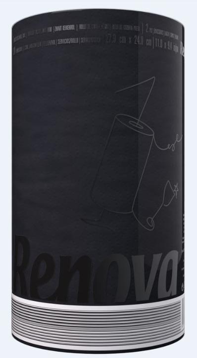 Actual product image Renova Kitchen roll 1 roll 120 sheets per roll, sheet size (1x)