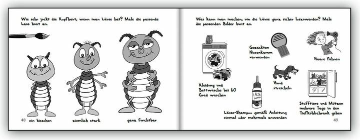 Immagine prodotto Familie Laus zieht aus! Das fröhlich illustrierte Vorlese- und Mitmachbuch zum Thema Kopfläuse (Tedesco, Heike Georgi, Roswitha Schweizer, Sigrun Eder, 2022)