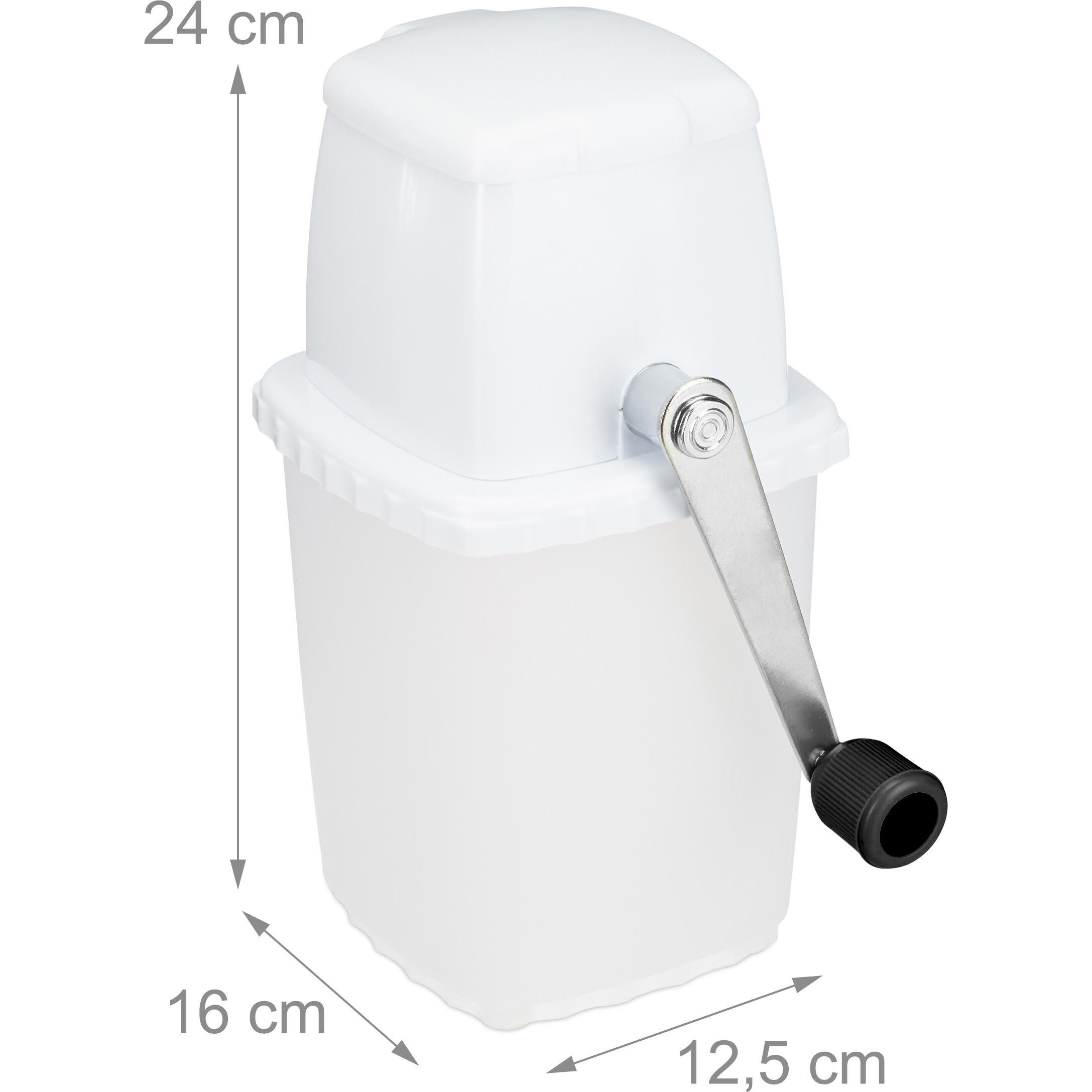 Relaxdays Eiscrusher, Eisherstellung, Weiss