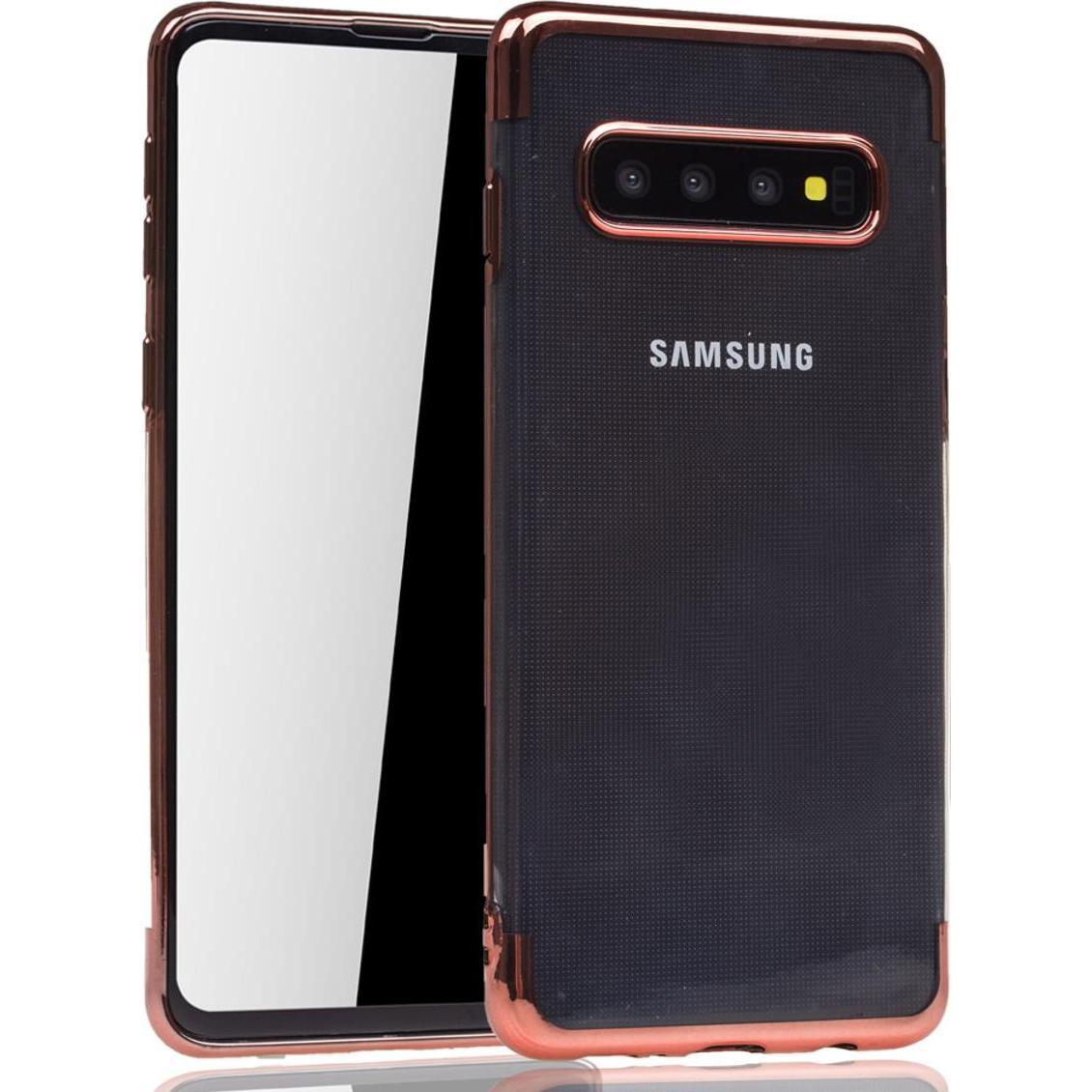 König Design Handyhülle für Samsung Galaxy S10 Schutzcase Backcover Bumper Etuis Rahmen Pink (Samsung Galaxy S10+), Smar...