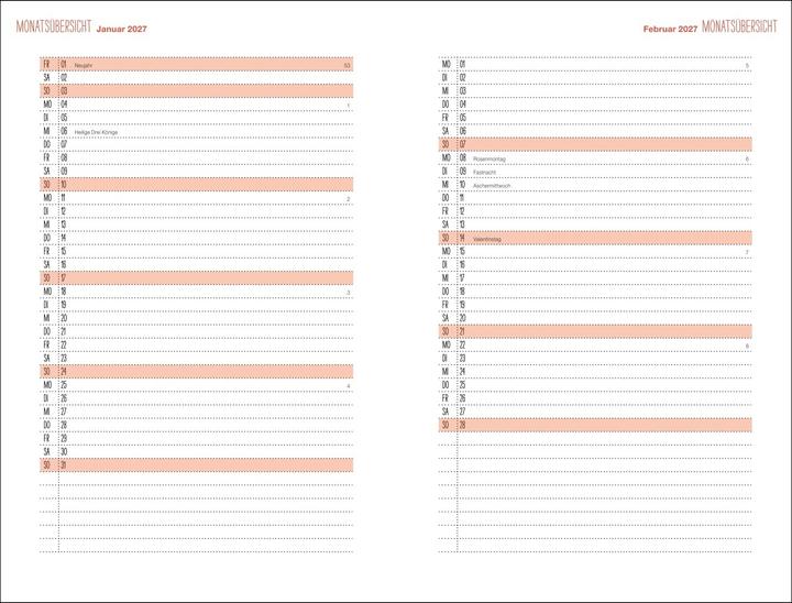 Produktbild Mama AG Familienplaner Buch A5 2026 (15.2 x 23.2 cm, Deutsch)